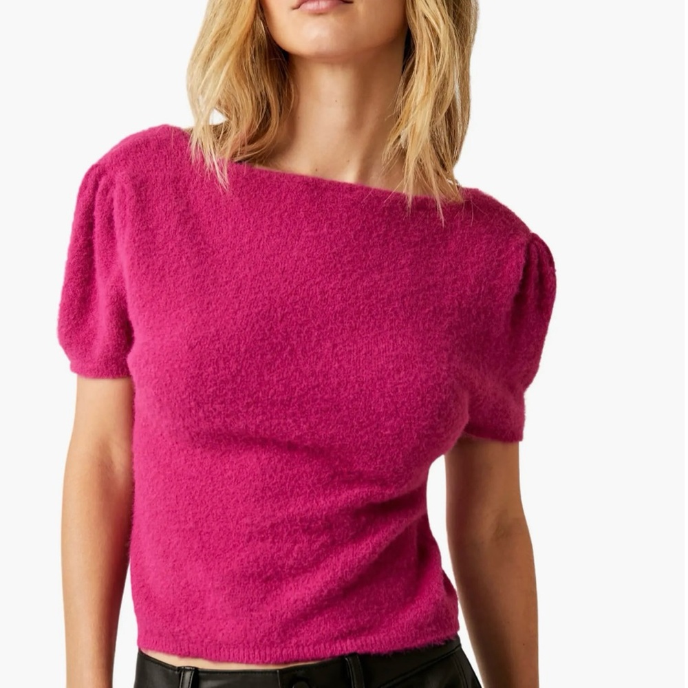 Free People Keep Me Warm Crop Sweater